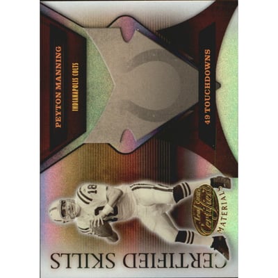 2005 Leaf Certified Materials Certified Skills Mirror #3 Peyton Manning