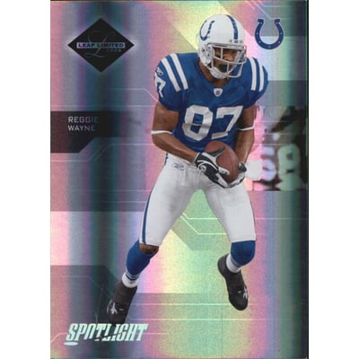 2005 Leaf Limited Silver Spotlight #46 Reggie Wayne