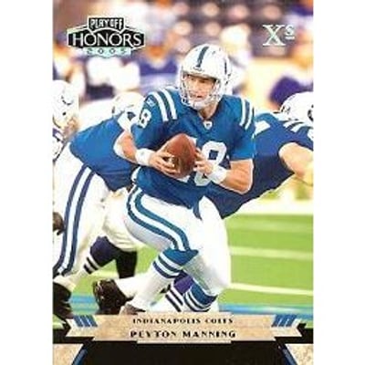 2005 Playoff Honors X's #45 Peyton Manning