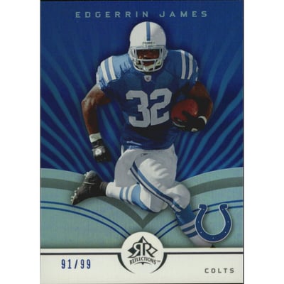 2005 Reflections Blue #41 Edgerrin James