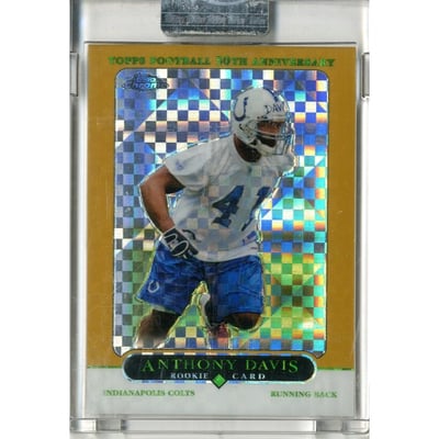 2005 Topps Chrome Gold Xfractors #224 Anthony Davis