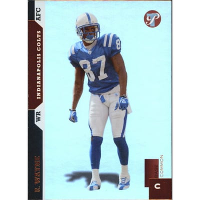 2005 Topps Pristine Uncirculated #33 Reggie Wayne C