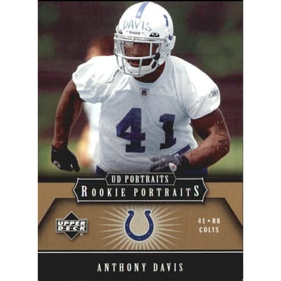 2005 UD Portraits Gold #120 Anthony Davis