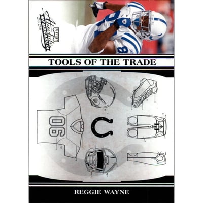 2006 Absolute Memorabilia Tools of the Trade Black #TOT112 Reggie Wayne