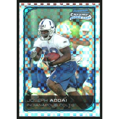 2006 Bowman Chrome Xfractors #231 Joseph Addai