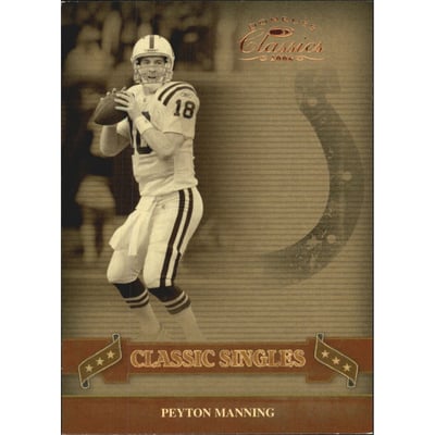 2006 Donruss Classics Classic Singles Bronze #13 Peyton Manning