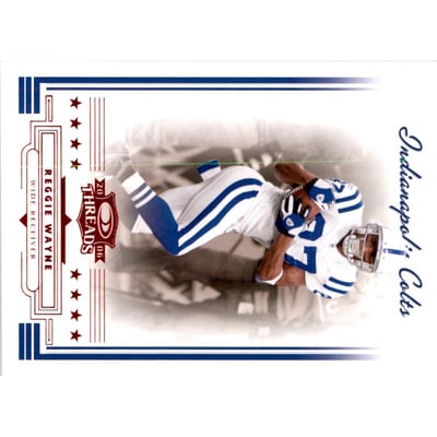 2006 Donruss Threads Retail Red #52 Reggie Wayne