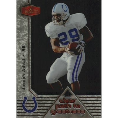 2006 Flair Showcase Clear Path to Greatness #CPTG21 Joseph Addai