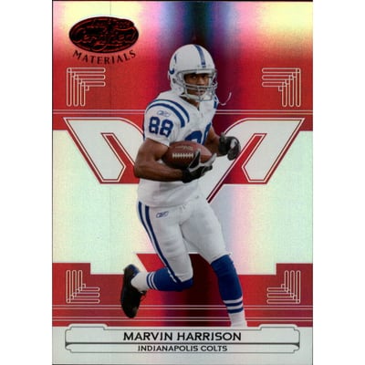 2006 Leaf Certified Materials Mirror Red #62 Marvin Harrison