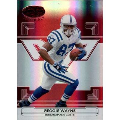 2006 Leaf Certified Materials Mirror Red #64 Reggie Wayne