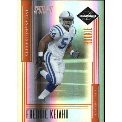 2006 Leaf Limited Bronze Spotlight #192 Freddie Keiaho
