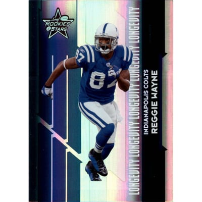 2006 Leaf Rookies and Stars Longevity Holofoil Parallel #49 Reggie Wayne