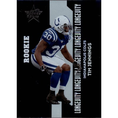 2006 Leaf Rookies and Stars Longevity Silver Parallel #169 Tim Jennings
