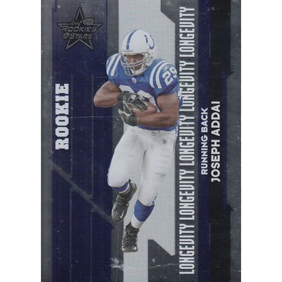 2006 Leaf Rookies and Stars Longevity Silver Parallel #207 Joseph Addai