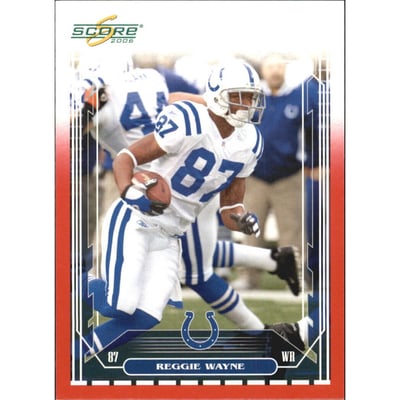 2006 Score Red #114 Reggie Wayne