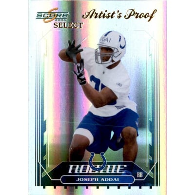 2006 Select Artist's Proof #377 Joseph Addai