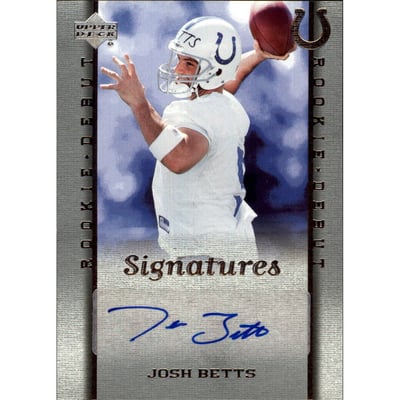 2006 Upper Deck Rookie Debut #215 Josh Betts AU RC