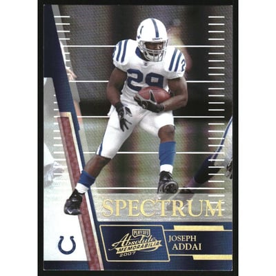 2007 Absolute Memorabilia Spectrum Gold #121 Joseph Addai