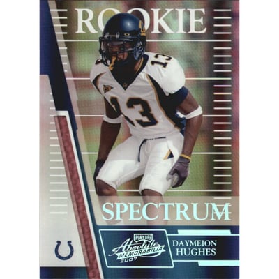 2007 Absolute Memorabilia Spectrum Silver #218 Dante Hughes