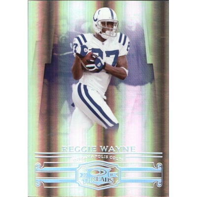 2007 Donruss Threads Silver Holofoil #91 Reggie Wayne