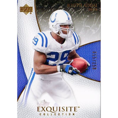2007 Exquisite Collection #28 Joseph Addai