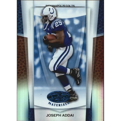 2007 Leaf Certified Materials Mirror Blue #119 Joseph Addai