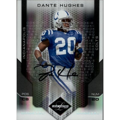 2007 Leaf Limited Monikers Autographs Silver #282 Daymeion Hughes