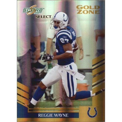 2007 Select Gold Zone #223 Reggie Wayne