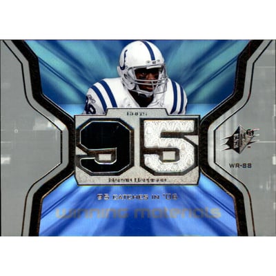 2007 SPx Winning Materials Stat #WMSMH Marvin Harrison