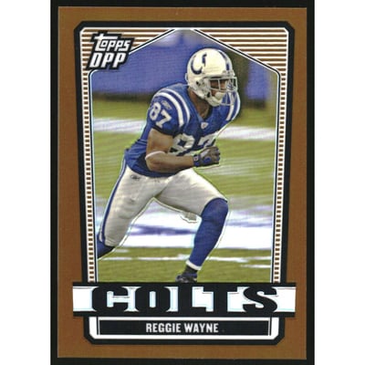 2007 Topps Draft Picks and Prospects Chrome Bronze Refractors #22 Reggie Wayne
