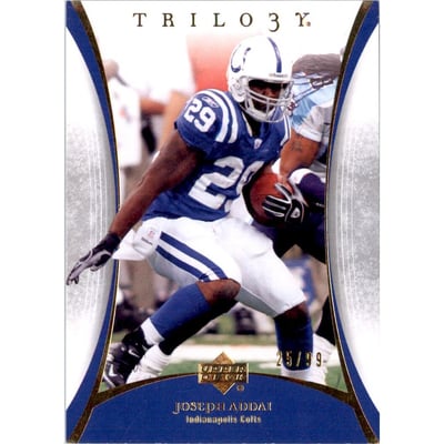 2007 Upper Deck Trilogy Gold #42 Joseph Addai