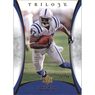 2007 Upper Deck Trilogy Gold #44 Reggie Wayne
