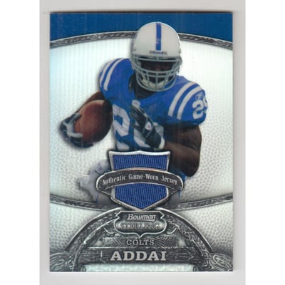 2008 Bowman Sterling Refractors #68 Joseph Addai JSY