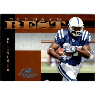 2008 Donruss Classics Sunday's Best Platinum #11 Reggie Wayne