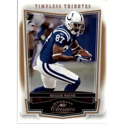 2008 Donruss Classics Timeless Tributes Bronze #43 Reggie Wayne