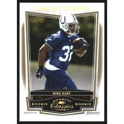 2008 Donruss Classics Timeless Tributes Gold #233 Mike Hart