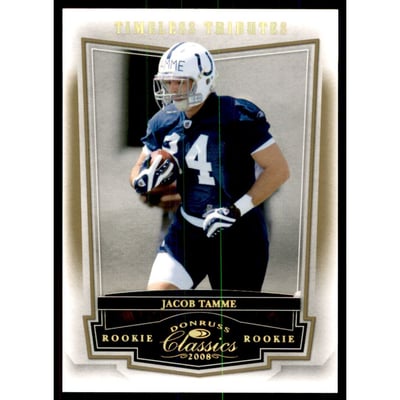 2008 Donruss Classics Timeless Tributes Gold #239 Jacob Tamme