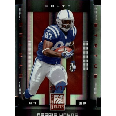 2008 Donruss Elite Status #42 Reggie Wayne/87