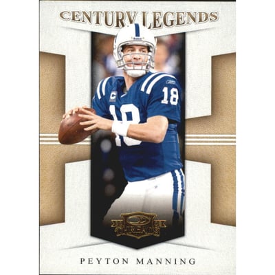 2008 Donruss Threads Century Legends #2 Peyton Manning