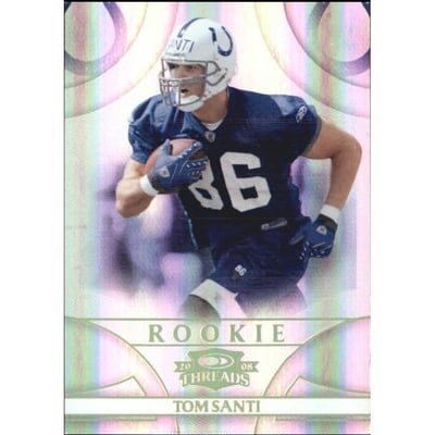 2008 Donruss Threads Gold Holofoil #243 Tom Santi