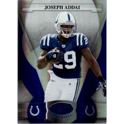 2008 Leaf Certified Materials Mirror Blue #55 Joseph Addai