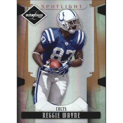 2008 Leaf Limited Bronze Spotlight #45 Reggie Wayne