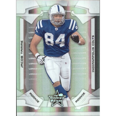 2008 Leaf Rookies and Stars Longevity Parallel Silver Holofoil #141 Jacob Tamme