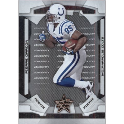 2008 Leaf Rookies and Stars Longevity Parallel Silver #196 Pierre Garcon