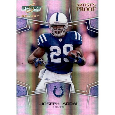 2008 Select Artist's Proof #128 Joseph Addai