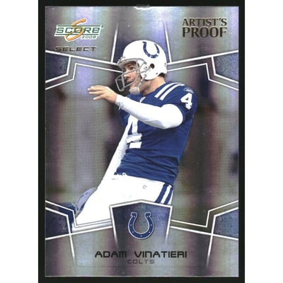 2008 Select Artist's Proof #134 Adam Vinatieri