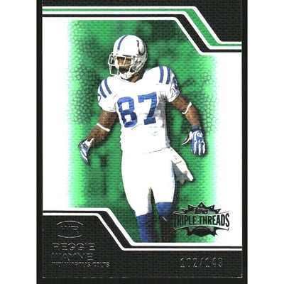 2008 Topps Triple Threads Emerald #52 Reggie Wayne