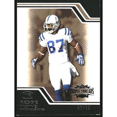 2008 Topps Triple Threads Gold #52 Reggie Wayne