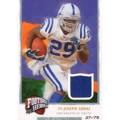 2008 Upper Deck Heroes Jerseys Bronze #49 Joseph Addai