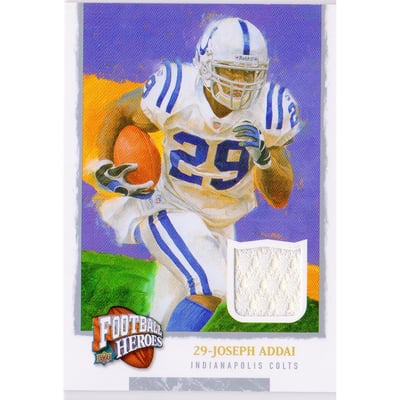 2008 Upper Deck Heroes Jerseys Green Retail #49 Joseph Addai